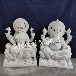 Marble Laxmi Ganesh Statue