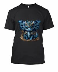 Vibrant Graphic T-Shirts with Quirky Baby Dragon