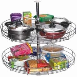 Full Round SS Kitchen Basket