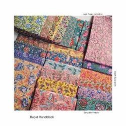 Sanganeri Print Rapid Handblock Print Fabric