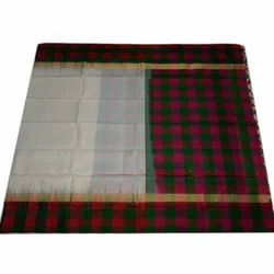 Ladies Block Print Cotton Saree