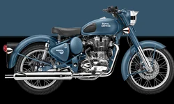 Classic Squadron Blue Motorcycle