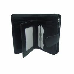 Men Black Leather Wallet
