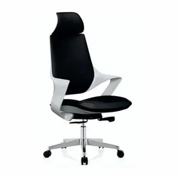 E20 HB/MB Tokyo Executive Chair, Nylon High Backrest, Composite Leather, Black