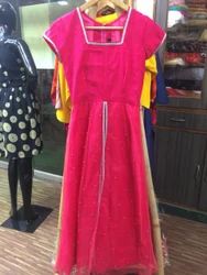 Net & Fancy  Anarkali Kurti