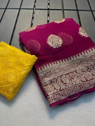 Viscose Georgette Saree
