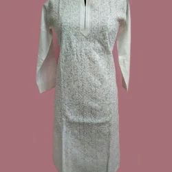 Chikankari Cotton Kurti