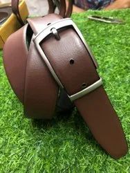 Plain Brown Leather Belt