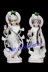 3ft Radha Krishna Marble Statue