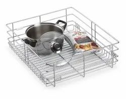 SS Kitchen Basket Gold Series
