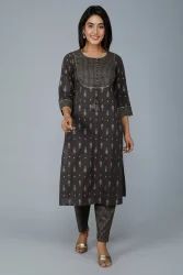 Women Kurta And Palazzo Set