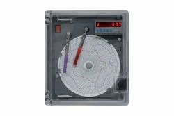 6 Inch 2 Pen Circular Chart Recorder With Display Circular Chart Recorder