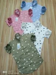 Mens Designer Printed Cotton Shirt
