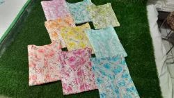 Mul Mul  chikankari  kurti