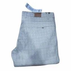 Mens Formal Cotton Check Pant