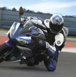 Yamaha Blue Motorcycle
