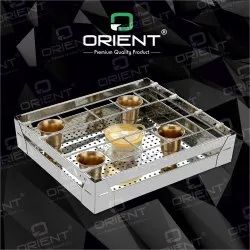 Stainless Steel Full Sheet Glass Basket