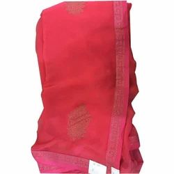 Ladies Chiffon Swarovski Work Saree