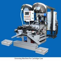 Grooving Machine For Cartridge Case for defence product SAA ammunition.