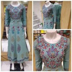 Long Printed Cotton Kurti