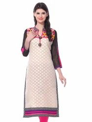 Regular Fit Cotton Kurti