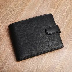 LWFM00257 Black Mens Leather Wallet
