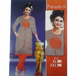 3/4 Sleeves Cotton Kurti