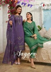 ANJU FABRIC SAYARA VOL 2 SHIMAR KURTI CATLOG EXPORTER