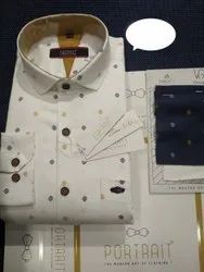 6093 Mens Printed Cotton Shirt