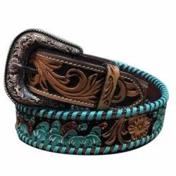 Handcrafted Weaving Leather Belt