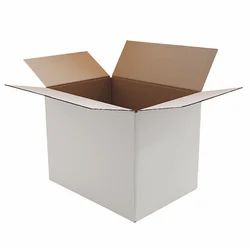 Plain White Corrugated Box