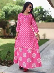 Printed cotton kurti