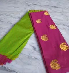 Embosse Half and Half Saree