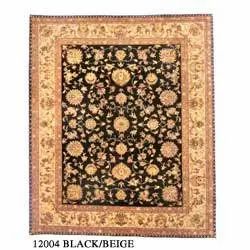 Silk Carpets(12004 Black / Beige)