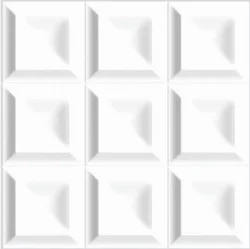 Amazone White Glossy Finish Tile