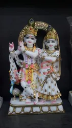 Marble Jugal Radha Krishna Statue