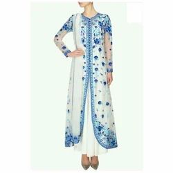 Ladies Pure Georgette Net Kurti
