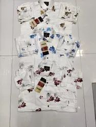 Men Printed Cotton Shirt