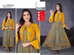 Ladies Rayon Printed Kurti
