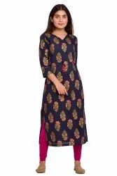 Ladies Cotton Straight Kurti