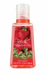 Fresh Strawberries Hand Hygiene