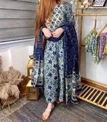 Designer Printed Cotton Kurti