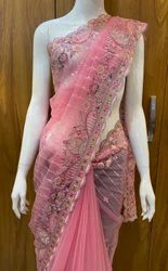 Designer Net Saree