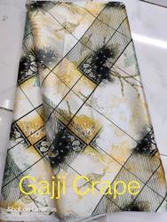 Gajji Crepe Digital Printed Fabrics