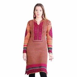 Full Sleeves Ladies Printed Kurti