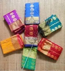 Cotton Emboss Saree