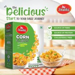 Saffron Pista Corn Flakes