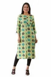 Rayon Printed Kurti
