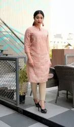 Muslin Gota Work Kurti