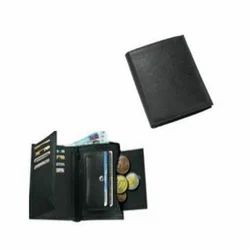 Black Leather Mens Wallet